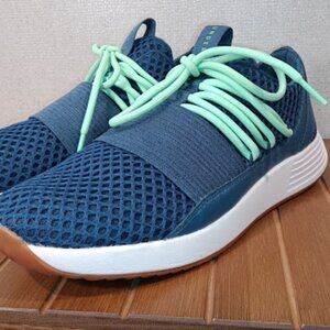 Under Armour Women's Size 8 Breathe Lace Blue Green Running Shoes Sneakers NWOB